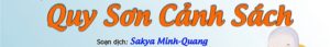 Thọ trì Quy Sơn Cảnh Sách