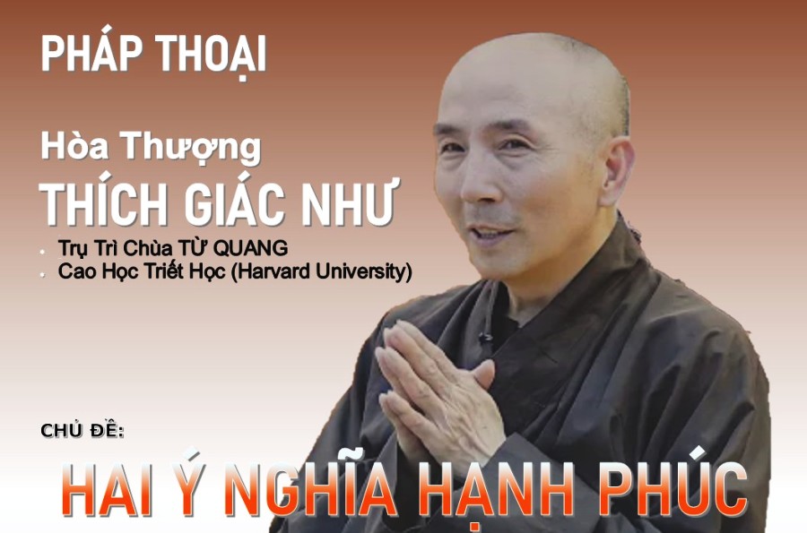 HT Thích Giác Như sắp giảng về 'Hai ý nghĩa hạnh phúc trong Phật giáo' thứ Bảy, ngày 13 tháng 1, 2024 tại Chùa Đại Bi