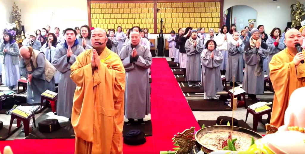 Mời nghe (và niệm theo) Thầy Chúc Thiện niệm Phật 20 phút tại Chùa Bát Nhã, Santa Ana