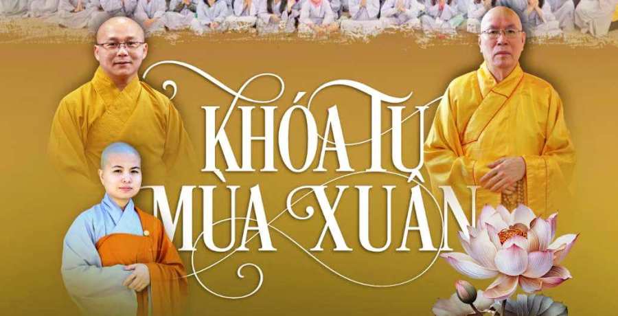 Khóa tu mùa xuân tại Tu Viện Pháp Vương, San Diego 9/3