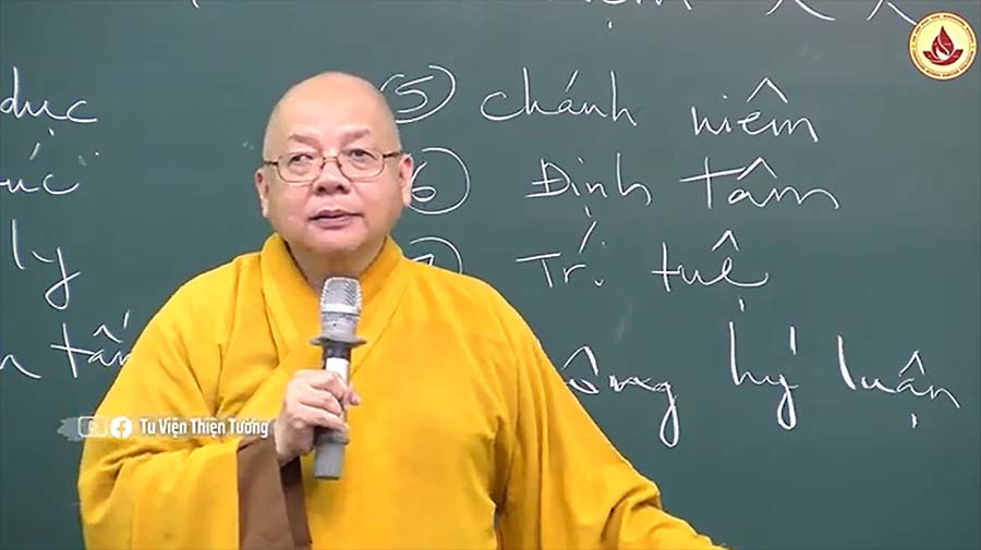 HT. Sakya Minh-Quang giảng Kinh Di Giáo bài 11, phần 1: Bát Đại Nhân Giác